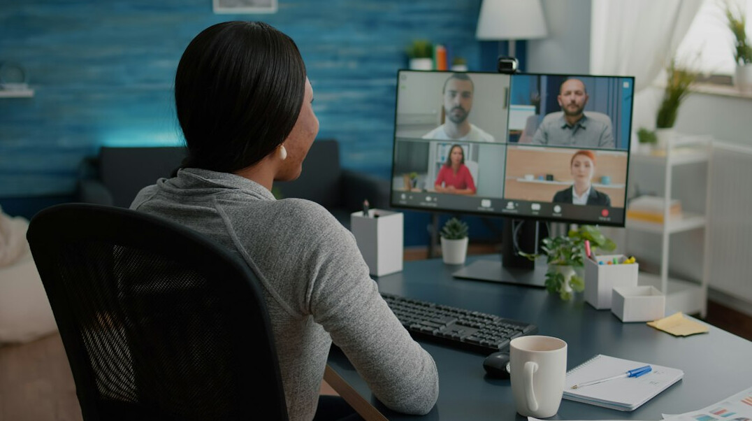 diverse people online